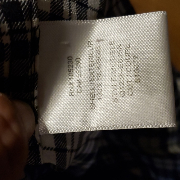 Equipment Femme plaid silk button up top black white - Picture 4 of 5